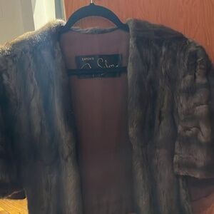 real mink shawl